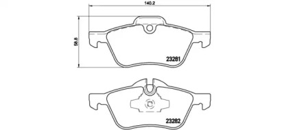Экономичный тормоз BREMBO для MINI MINI Кабриолет (R52) Cooper