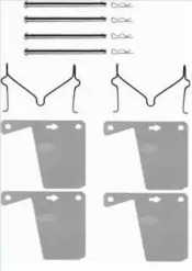 Дисковой тормозной механизм BREMBO для FORD GRANADA (GU) 2.1 D