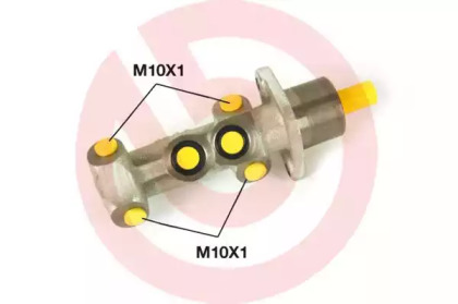 главный тормозной цилиндр BREMBO для ALFA ROMEO 146 (930_) 1.9 JTD (930.B4B)