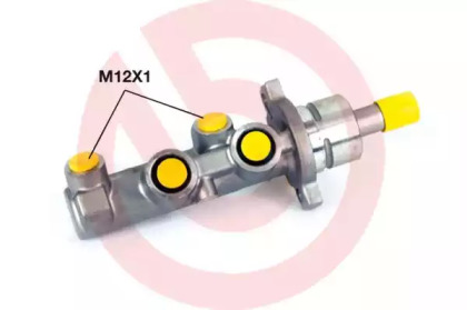главный тормозной цилиндр BREMBO для HONDA CIVIC VII Hatchback (EU, EP, EV) 2.0 Type-R