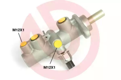 главный тормозной цилиндр BREMBO для NISSAN ALMERA II Hatchback (N16) 1.8