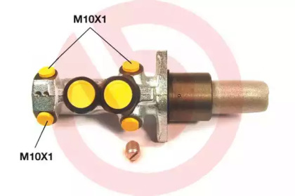 главный тормозной цилиндр BREMBO для PEUGEOT 205 I (741A/C) 1.7 Diesel
