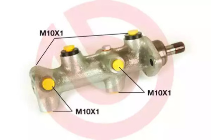 главный тормозной цилиндр BREMBO для VW SCIROCCO (53) 1.6