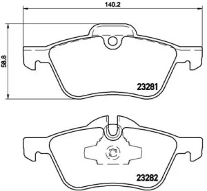 Дисковой тормозной механизм BREMBO для MINI MINI Кабриолет (R52) Cooper