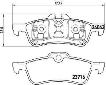 Дисковой тормозной механизм BREMBO для MINI MINI Кабриолет (R52) Cooper