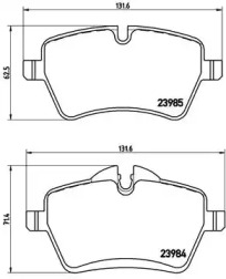 Дополнительные работы BREMBO для MINI MINI Кабриолет (R52) John Cooper Works