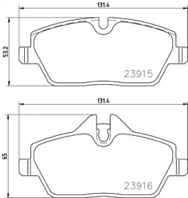 Запчасти для ТО BREMBO для BMW i3 (I01) Hybrid