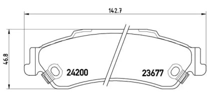 Запчасти для ТО BREMBO для CHEVROLET BLAZER S10 2.2 AWD