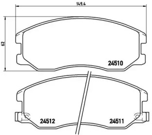 Дисковой тормозной механизм BREMBO для CHEVROLET EQUINOX 3.4