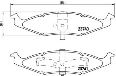 Запчасти для ТО BREMBO для DODGE NEON 2.0 16V