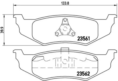 Запчасти для ТО BREMBO для DODGE NEON 2.0 16V