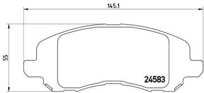 Запчасти для ТО BREMBO для JEEP COMPASS (MK49) 2.4 4x4