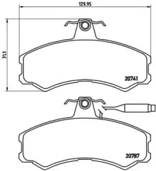 Дополнительные работы BREMBO для PEUGEOT J5 автобус (290P) 2.5 D