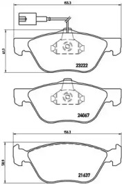 Дисковой тормозной механизм BREMBO для ALFA ROMEO 146 (930_) 2.0 16V Quadrifoglio (930.B5)