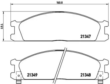 Дополнительные работы BREMBO для NISSAN TERRANO I (WD21) 2.4 i 4WD