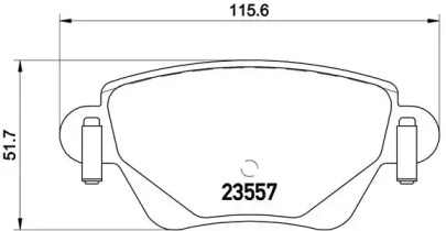 Дисковой тормозной механизм BREMBO для JAGUAR X-TYPE Estate (X400) 2.0 D
