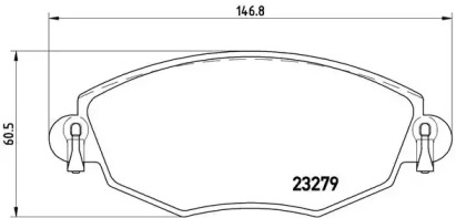 Дисковой тормозной механизм BREMBO для JAGUAR X-TYPE Estate (X400) 2.0 D