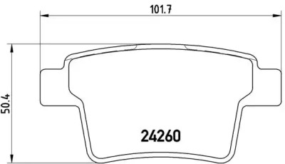 Дисковой тормозной механизм BREMBO для JAGUAR X-TYPE Estate (X400) 2.0 D