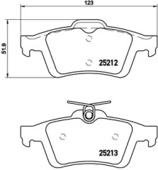 Запчасти для ТО BREMBO для VOLVO C30 1.6 D2