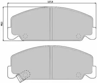 Дисковой тормозной механизм BREMBO для HONDA CIVIC II Shuttle (EE) 1.4 i 16V (EE1)