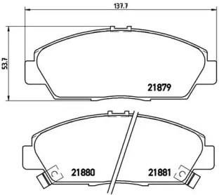Запчасти для ТО BREMBO для HONDA PRELUDE IV (BB_) 2.0 i 16V (BB3)