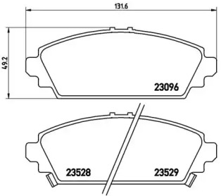 Дисковой тормозной механизм BREMBO для HONDA CIVIC VII Hatchback (EU, EP, EV) 1.7 CTDi