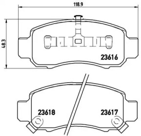 Запчасти для ТО BREMBO для HONDA INSIGHT (ZE) 1.0 Hybrid (ZE1)