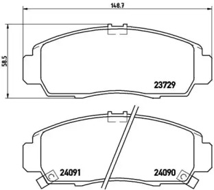Дополнительные работы BREMBO для HONDA CIVIC VII Hatchback (EU, EP, EV) 2.0 i Sport