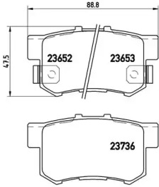 Дополнительные работы BREMBO для HONDA CIVIC VII Hatchback (EU, EP, EV) 2.0 Type-R