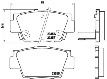 Дополнительные работы BREMBO для HONDA NSX Кабриолет (NA) 3.0 24V Vtec Automatic