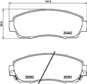 Дополнительные работы BREMBO для HONDA CROSSTOUR 2.4
