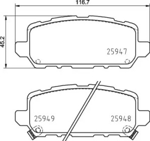 Дисковой тормозной механизм BREMBO для HONDA HR-V (RU) 1.6 i-DTEC (RU8)