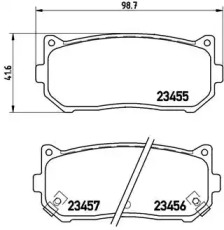 Дисковой тормозной механизм BREMBO для KIA SHUMA (FB) 1.8 i 16V
