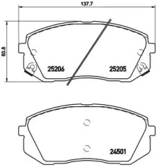 Дополнительные работы BREMBO для KIA SPORTAGE (QL) 1.6 GDI