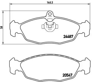 Дополнительные работы BREMBO для JAGUAR XK 8 купе (X100) 4.0