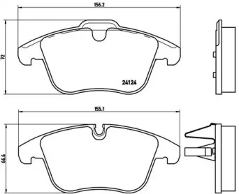 Дополнительные работы BREMBO для JAGUAR XK Кабриолет (X150) 4.2 XK8