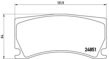 Дополнительные работы BREMBO для JAGUAR XK Кабриолет (X150) 4.2 XK8