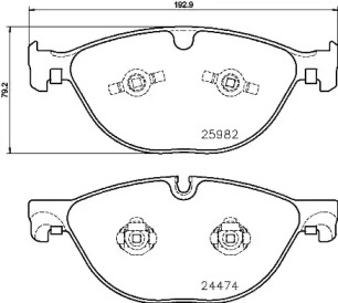 Дисковой тормозной механизм BREMBO для JAGUAR F-TYPE купе (X152) 400