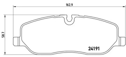 Запчасти для ТО BREMBO для LAND ROVER DISCOVERY III (L319) 4.4 4x4
