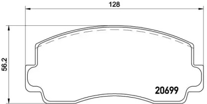 Запчасти для ТО BREMBO для MITSUBISHI GALANT II (A16_) 2.0 GLS (A163)