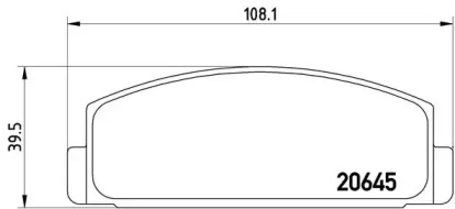 Запчасти для ТО BREMBO для MITSUBISHI GALANT II (A16_) 2.0 GLS (A163)