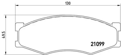 Дополнительные работы BREMBO для NISSAN PICK UP (D21) 2.5 D 4WD
