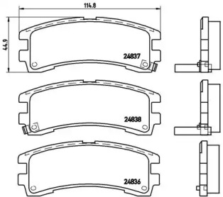 Дополнительные работы BREMBO для NISSAN TERRANO I (WD21) 2.4 i 4WD
