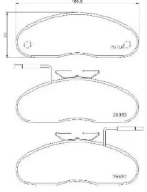 Дисковой тормозной механизм BREMBO для NISSAN TRADE автобус 3.0 TDiC