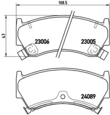 Дисковой тормозной механизм BREMBO для NISSAN ALMERA I (N15) 2.0 D