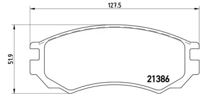 Запчасти для ТО BREMBO для NISSAN SUNNY III Liftback (N14) 2.0 i 16V
