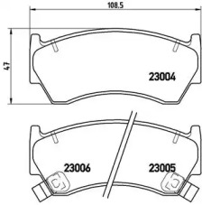 Дисковой тормозной механизм BREMBO для NISSAN ALMERA I (N15) 2.0 D