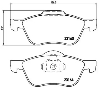 Запчасти для ТО BREMBO для NISSAN PRIMERA Hatchback (P11) 2.0 16V