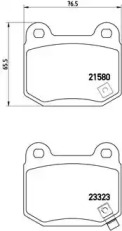 Дисковой тормозной механизм BREMBO для SUBARU IMPREZA седан (GD) 2.0 WRX STi AWD (GDB)
