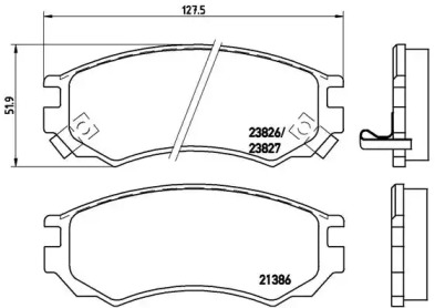 Дисковой тормозной механизм BREMBO для NISSAN ALMERA I Hatchback (N15) 2.0 GTi